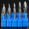 Type G Pointed Tree Shape Single/Double Cut diameter 3-25mm Tungsten Carbide Rotary Burr with Factory price