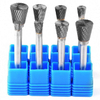 Type N Inverted Cone Shape Single/Double Cut diameter 3-25mm Tungsten Carbide Rotary Burr with Factory price
