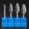 Type F Ballnose Tree Shape Single/Double Cut 3-8mm Tungsten Carbide Rotary Burr with Factory price