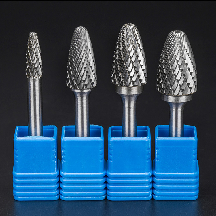 Type F Ballnose Tree Shape Single/Double Cut 3-8mm Tungsten Carbide Rotary Burr with Factory price