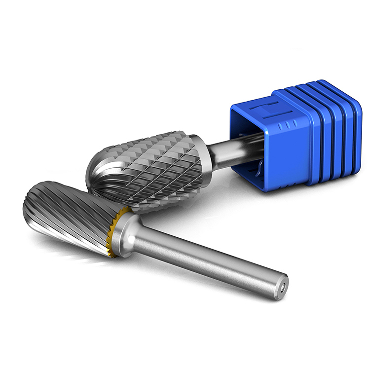 Wholesale Type C Ballnose Cylindrical Single/Double Cut 3-8mm Tungsten Carbide Rotary Burrs