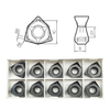 10pcs Milling Inserts WNMU080608 WNMU 080608 0806 Face Milling Cutter Inserts Tungsten Carbide Cutter Milling Tool for Metal