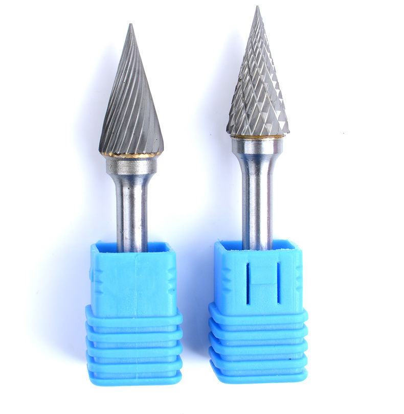 Type M Pointed Cone Shape Single/Double Cut diameter 3-25mm Tungsten Carbide Rotary Burr with Factory price