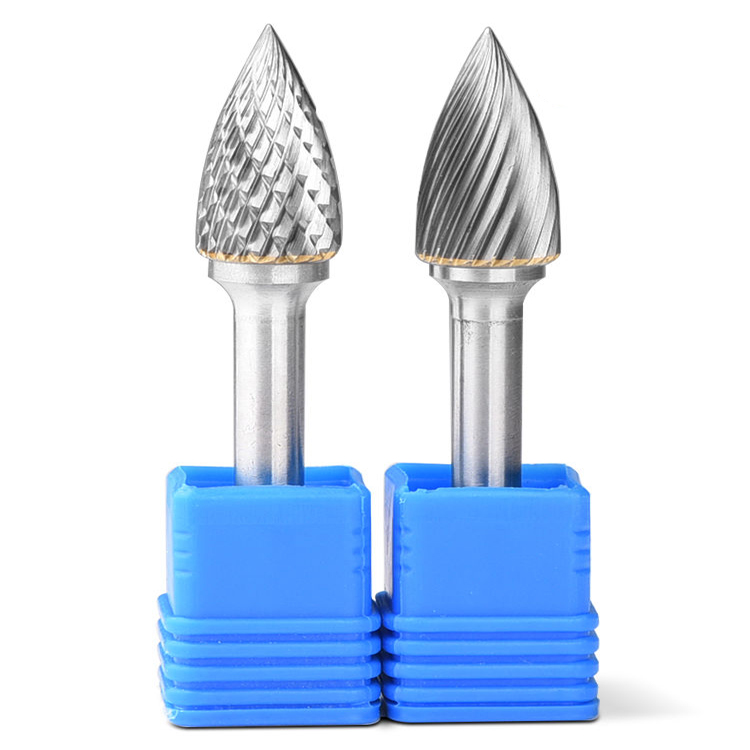 Type G Pointed Tree Shape Single/Double Cut diameter 3-25mm Tungsten Carbide Rotary Burr with Factory price