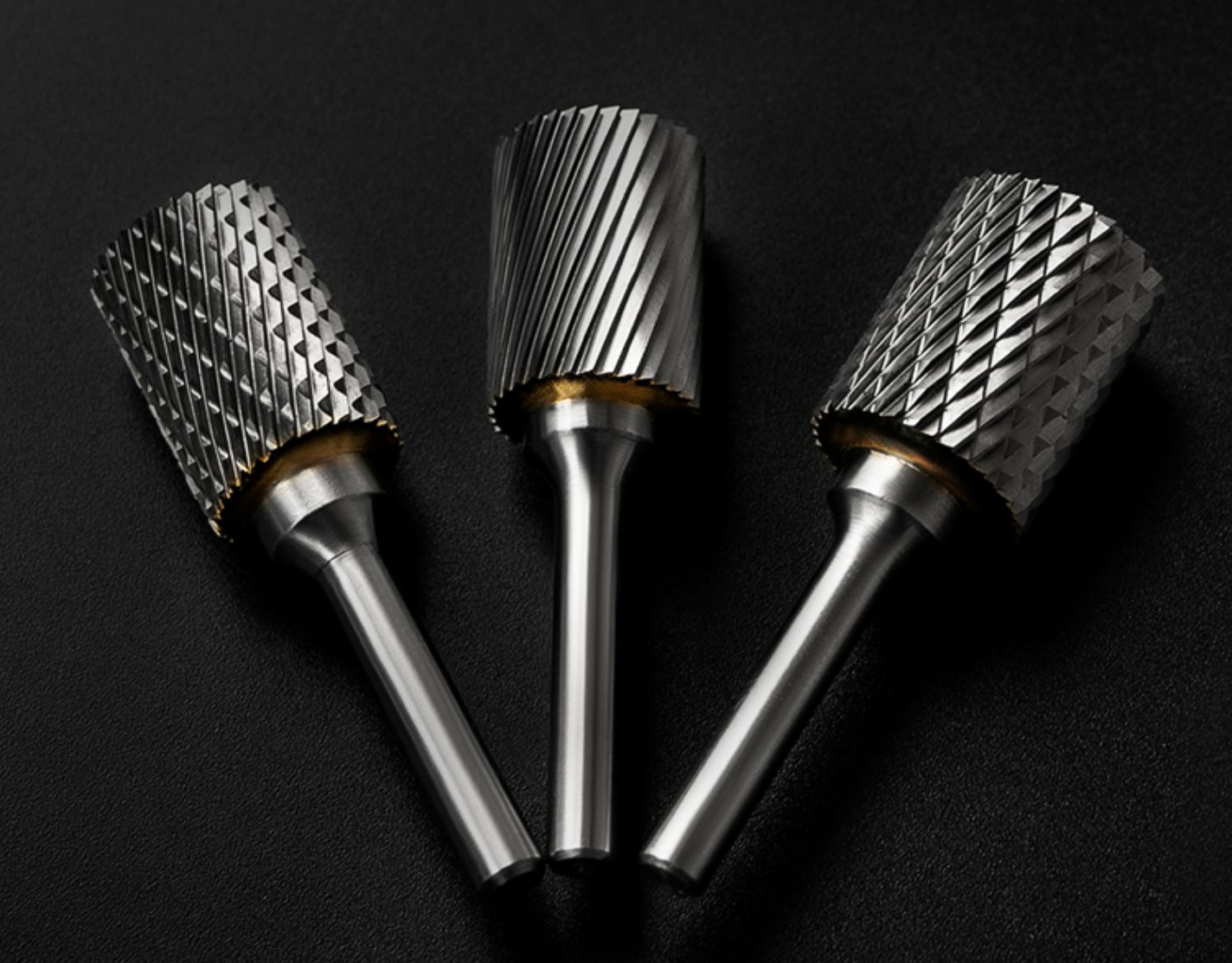Type A Cylindrical Single/Double Cut 3-8mm Tungsten Carbide Rotary Burrs with Fine Teeth Factory price