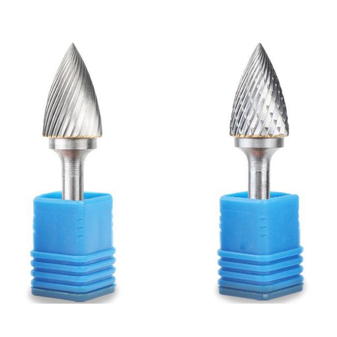 Type G Pointed Tree Shape Single/Double Cut diameter 3-25mm Tungsten Carbide Rotary Burr with Factory price