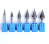 Type M Pointed Cone Shape Single/Double Cut diameter 3-25mm Tungsten Carbide Rotary Burr with Factory price