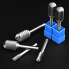 Wholesale Type C Ballnose Cylindrical Single/Double Cut 3-8mm Tungsten Carbide Rotary Burrs