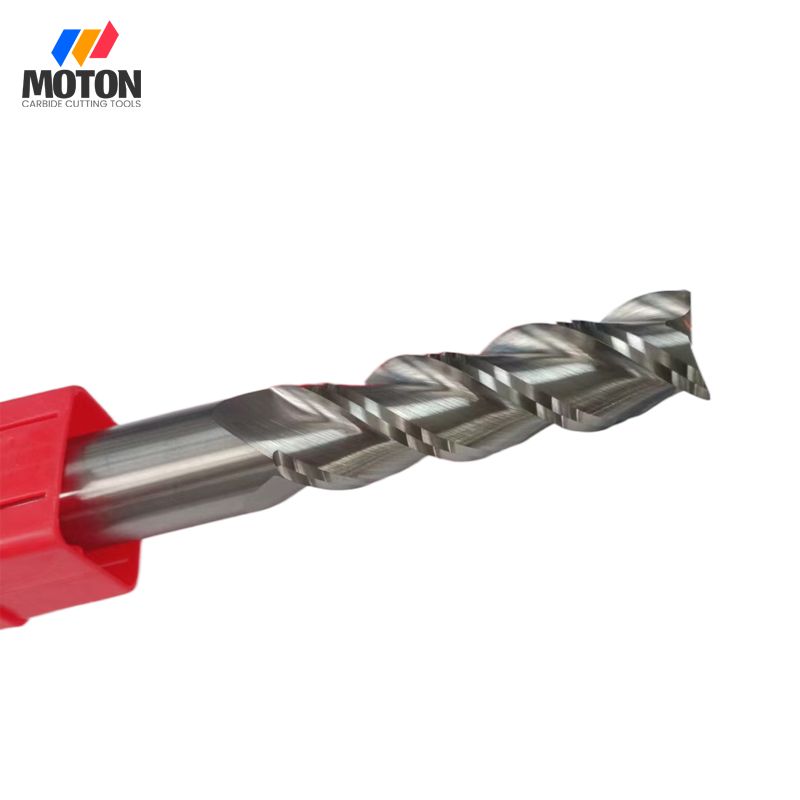 Aluminum Machining HRC 55 degree Milling Cutter Carbide End Mills
