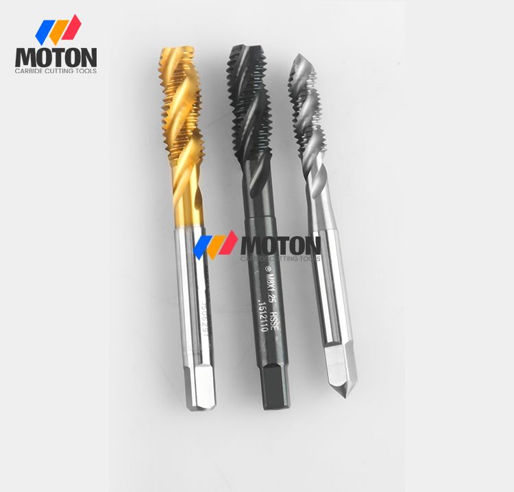 HSS HSSE HSS-PM 6542 M35 M42 TiN TiCN coated Machine Tap M3 M4 M5 Spiral Flute Point Thread Taps