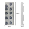 10pcs Milling Inserts WNMU080608 WNMU 080608 0806 Face Milling Cutter Inserts Tungsten Carbide Cutter Milling Tool for Metal