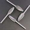 Type H Flame Shape Single/Double Cut diameter 3-25mm Tungsten Carbide Rotary Burr with Factory price