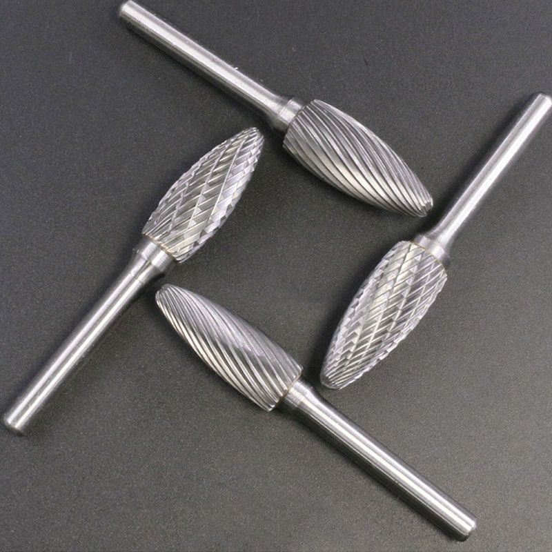 Type H Flame Shape Single/Double Cut diameter 3-25mm Tungsten Carbide Rotary Burr with Factory price