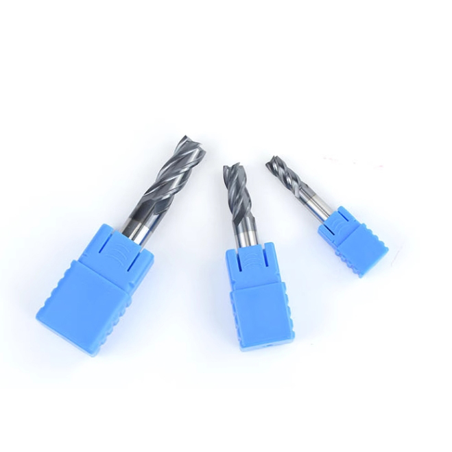2/4 Flute HRC 45 CNC Tools Carbide Solid Flat/Square End Mill For Steel machining and metalworking hrc45