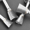 Type N Inverted Cone Shape Single/Double Cut diameter 3-25mm Tungsten Carbide Rotary Burr with Factory price