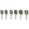 Type A Cylindrical Single/Double Cut 3-8mm Tungsten Carbide Rotary Burrs with Fine Teeth Factory price