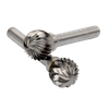 Type D Ball Shape Single/Double Cut 3-8mm Tungsten Carbide Rotary Burrs with Factory price