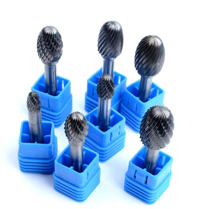 Type E Oval Shape Single/Double Cut diameter 3-25mm Tungsten Carbide Rotary Burr with Factory price