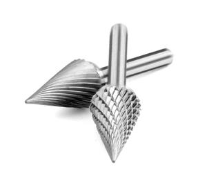 Type M Pointed Cone Shape Single/Double Cut diameter 3-25mm Tungsten Carbide Rotary Burr with Factory price