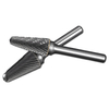 L Type Cone Shape Single/Double Cut diameter 3-25mm Tungsten Carbide Rotary Burr with Factory price