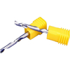 Colorful carbide one flute spiral router bit cnc single flute end mill for aluminum acrylic wood cutter 3mm 4mm 6mm 10mm