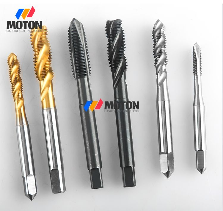 HSS HSSE HSS-PM 6542 M35 M42 TiN TiCN coated Machine Tap M3 M4 M5 Spiral Flute Point Thread Taps