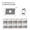 10pcs Carbide Inserts APMT1604 APMT 1604 PDER Milling Inserts Turning Inserts Cutting Tools for Finishing Machining