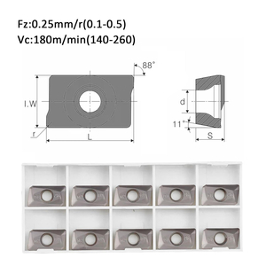 10pcs Carbide Inserts APMT1604 APMT 1604 PDER Milling Inserts Turning Inserts Cutting Tools for Finishing Machining