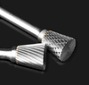 Type N Inverted Cone Shape Single/Double Cut diameter 3-25mm Tungsten Carbide Rotary Burr with Factory price