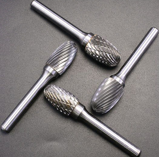 Type E Oval Shape Single/Double Cut diameter 3-25mm Tungsten Carbide Rotary Burr with Factory price