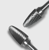 Type F Ballnose Tree Shape Single/Double Cut 3-8mm Tungsten Carbide Rotary Burr with Factory price