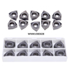 10pcs Milling Inserts WNMU080608 WNMU 080608 0806 Face Milling Cutter Inserts Tungsten Carbide Cutter Milling Tool for Metal