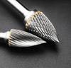 Type G Pointed Tree Shape Single/Double Cut diameter 3-25mm Tungsten Carbide Rotary Burr with Factory price