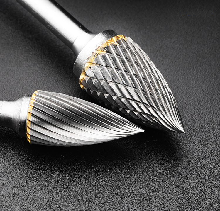 Type G Pointed Tree Shape Single/Double Cut diameter 3-25mm Tungsten Carbide Rotary Burr with Factory price