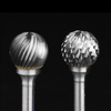 Type D Ball Shape Single/Double Cut 3-8mm Tungsten Carbide Rotary Burrs with Factory price