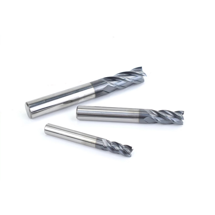 2/4 Flute HRC 45 CNC Tools Carbide Solid Flat/Square End Mill For Steel machining and metalworking hrc45