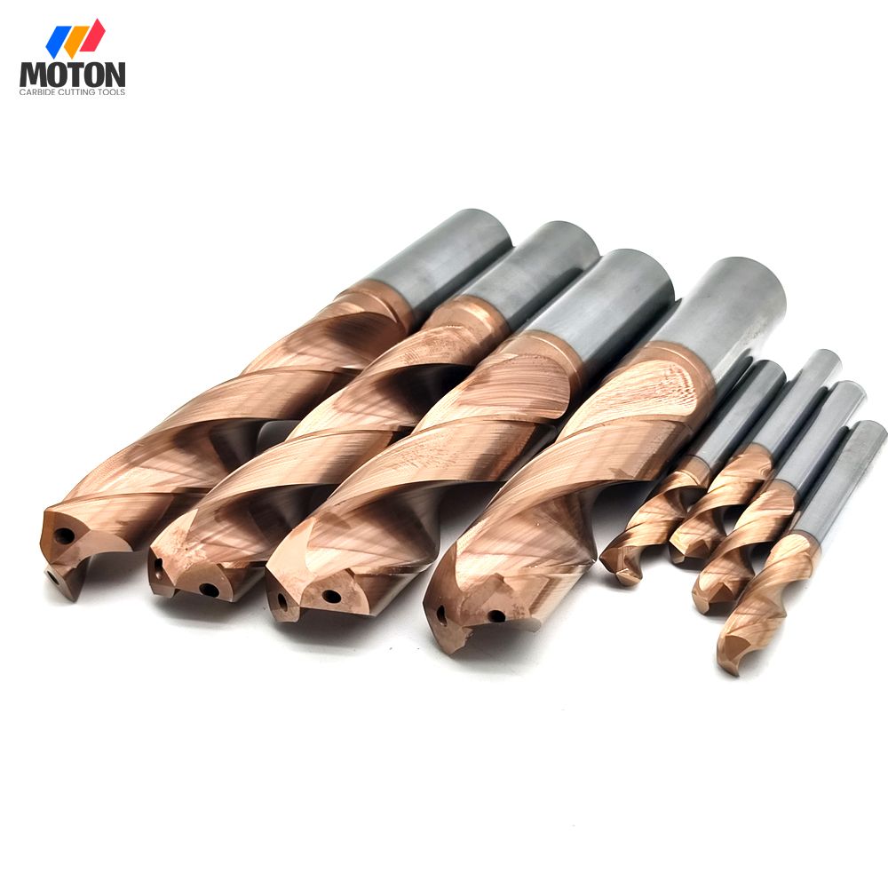 3D 5D 8D carbide drill with internal external coolant 