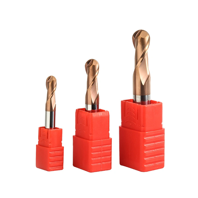 Tungsten Carbide End Mill with HRC55 Tisin Coating
