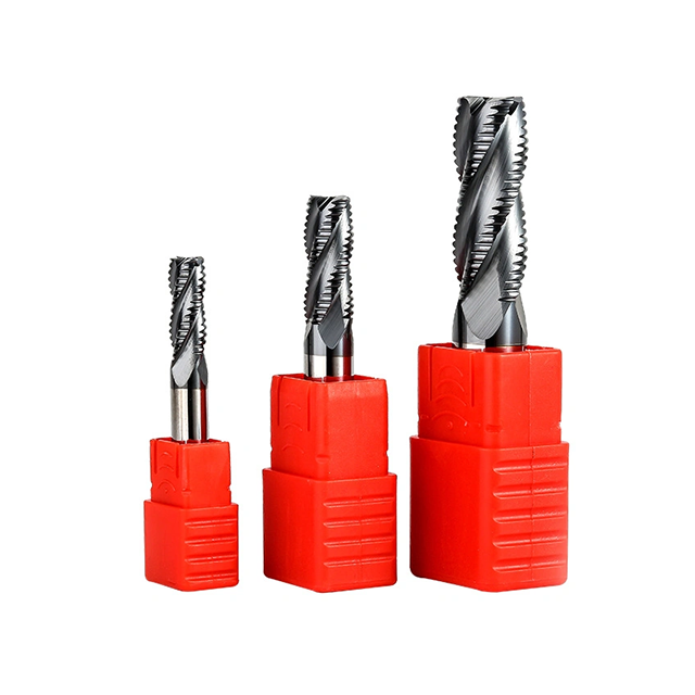 Tungsten Carbide End Mill with HRC55 Tisin Coating